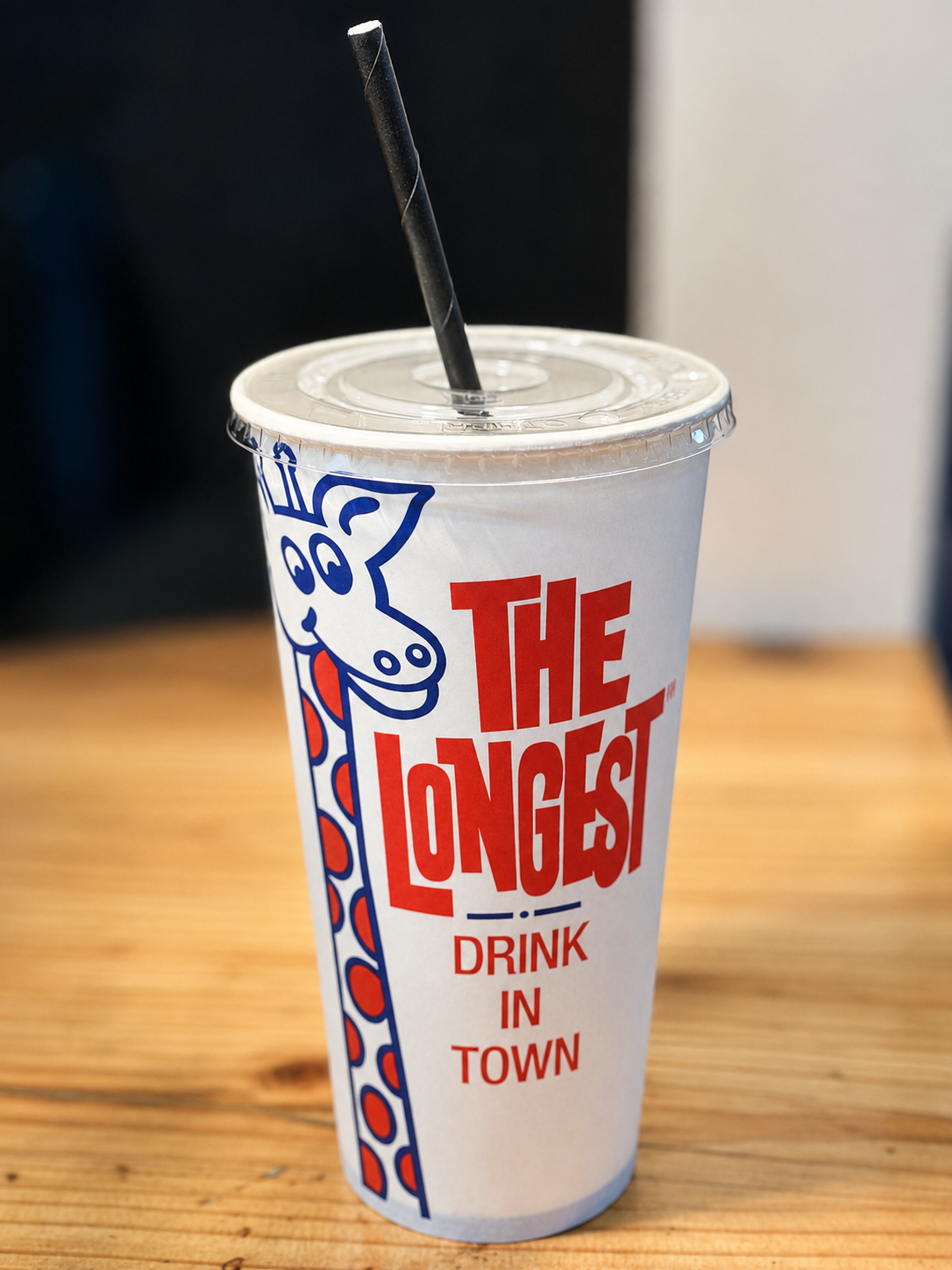 The Longest Drink in Town milkshake cup